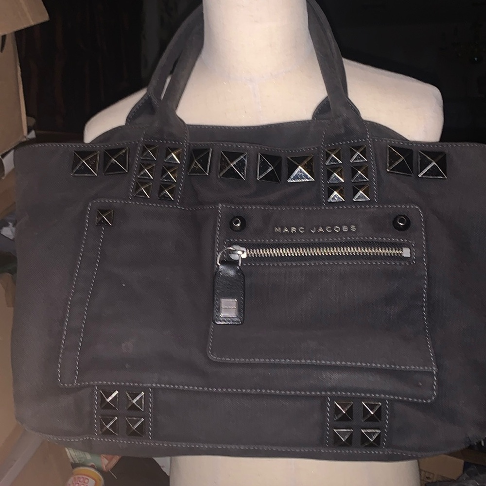 Marc Jacobs Black Studded Denim Tote! 🖤🎉FIRM!